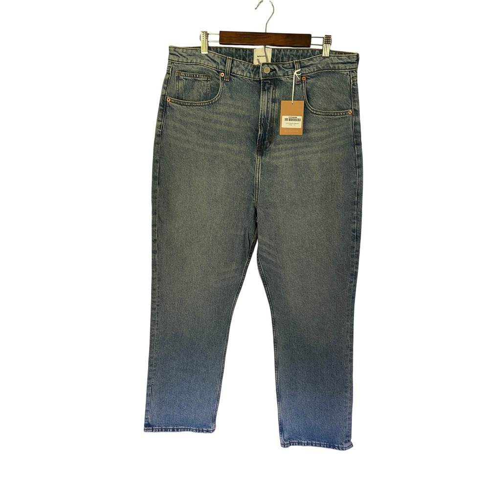 Reformation Jax Stretch High Rise Straight‎ Leg Jeans Size 34 New
